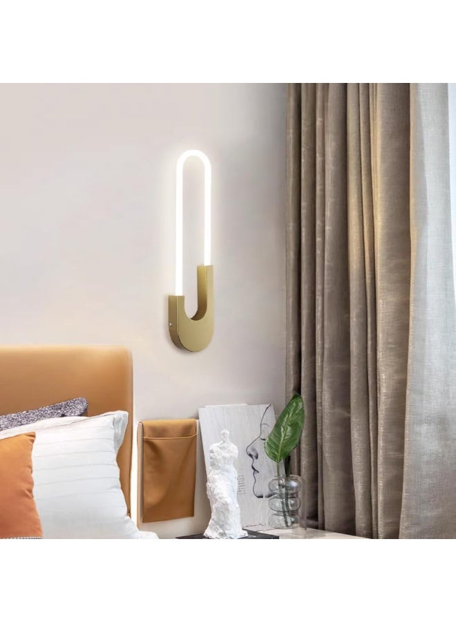 Modern LED Wall Light | Luxury Gold Wall Sconce for Bedroom Living Room | Contemporary Indoor Lighting Fixture | Energy-Efficient Decorative LED Lamp | Hot-Selling Minimalist Home Decor - Image 3