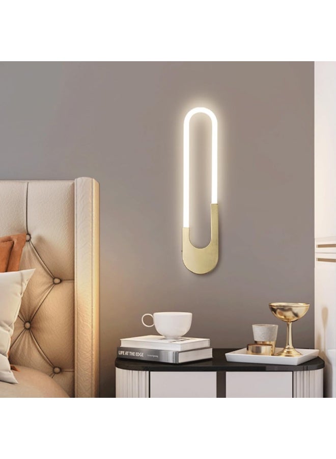 Modern LED Wall Light | Luxury Gold Wall Sconce for Bedroom Living Room | Contemporary Indoor Lighting Fixture | Energy-Efficient Decorative LED Lamp | Hot-Selling Minimalist Home Decor - Image 4