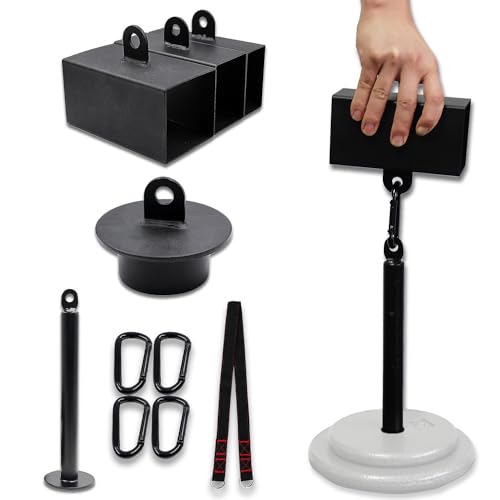 Lights Mountain Metal Pinch Block Grip Set with Loading Pin, Pinch Block Grip Workout Rock Climbing Power Grips Forearm Finger Exerciser Strength Training Strengthener Equipment - Image 1