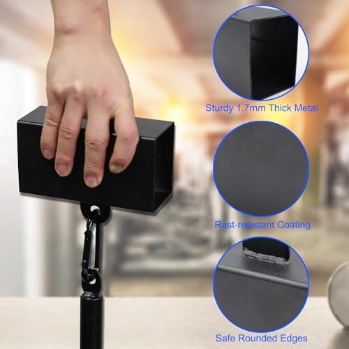 Lights Mountain Metal Pinch Block Grip Set with Loading Pin, Pinch Block Grip Workout Rock Climbing Power Grips Forearm Finger Exerciser Strength Training Strengthener Equipment - Image 3