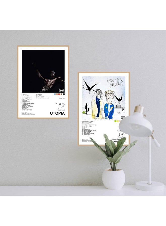 CodersParadise Paper Pack Of 6 - Travis Scott Music Album Art Wall Posters 8X12 Inch (A4 Size) Included Glue Dots Wall Decor Posters Wall Art For Bedroom, Living Room, Office - Image 2