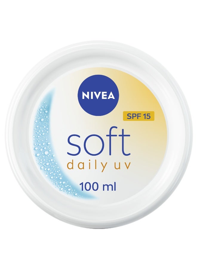 Nivea كريم مرطب يومي ناعم مع حماية من الأشعة فوق البنفسجية SPF15 - Image 1