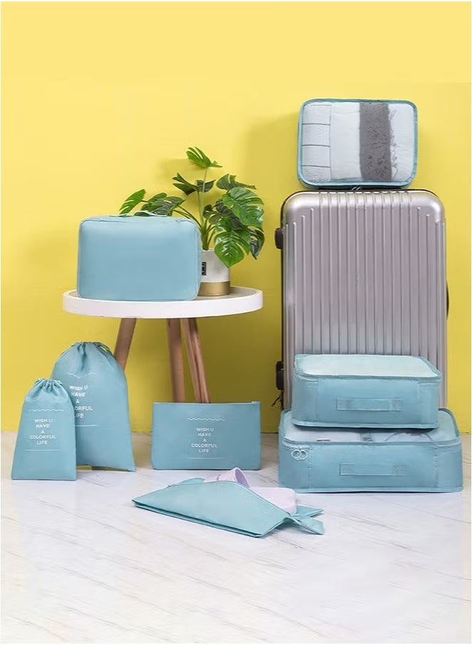 11 Set Packing Cubes for Suitcases, Travel Essentials for Carry on, Luggage Organizer Bags Set for Travel Accessories , Navy blue - Image 2