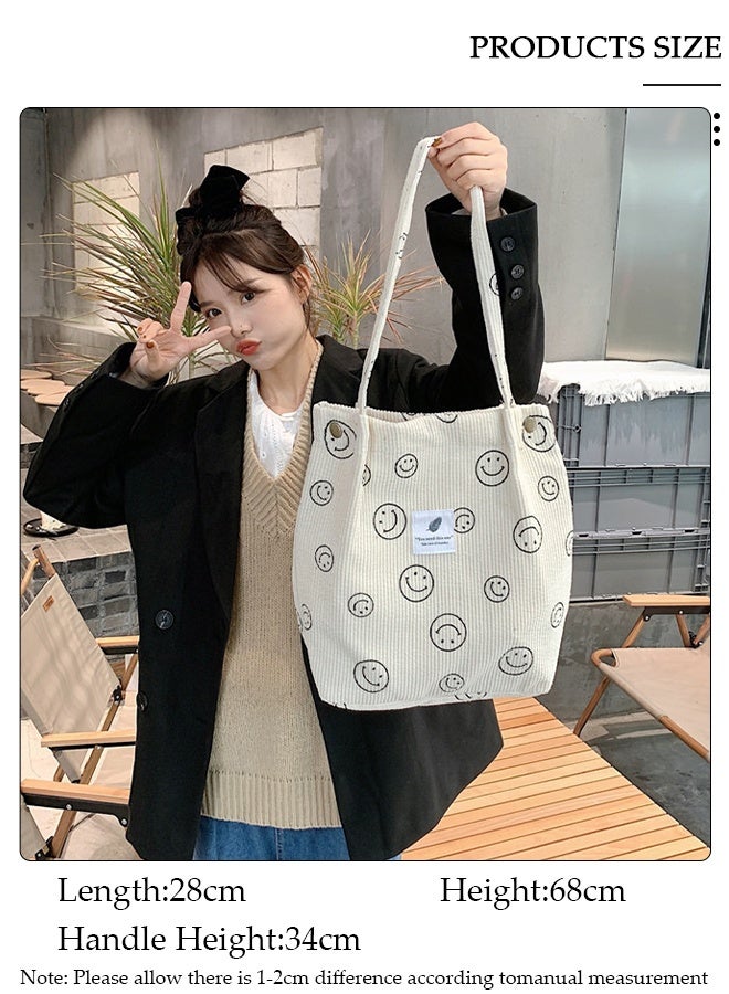 DUNISO Women's Shoulder Tote Bag Canvas Handbag For Women Large Capacity Bucket Bag Fashionable Travel Messenger Shoulder Bag for Ladies Girls College Students - Image 3