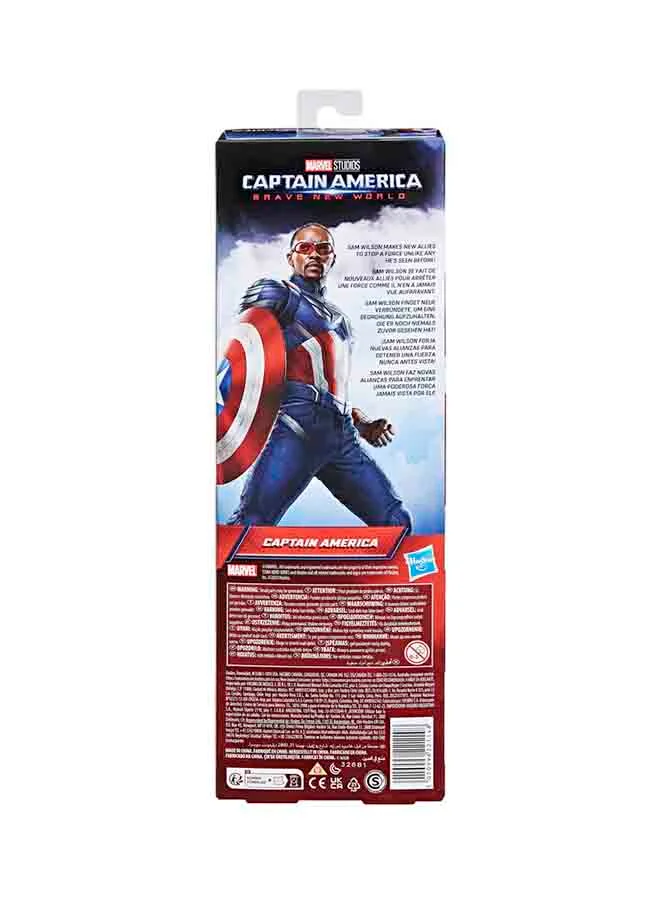 MARVEL Marvel Studios Captain America Brave New World, Titan Hero Series Captain America