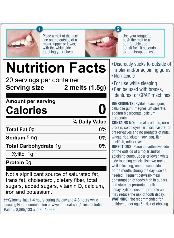 Oracoat Miracle Oracoat XyliMelts Dry Mouth - 40 Count - Image 4