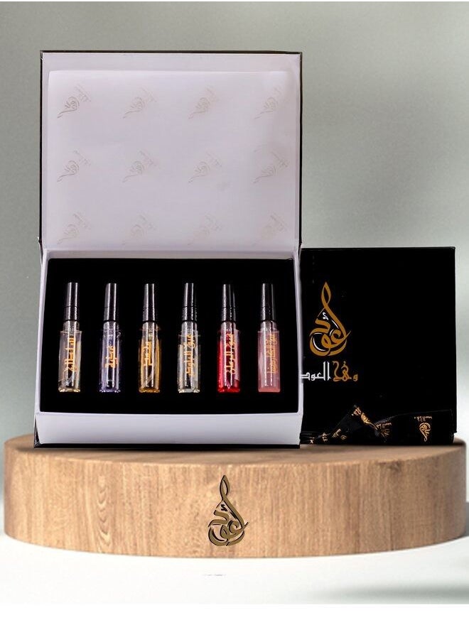 Wahaj Al-Oud - Wahaj Al Oud mixed scents 5 ml x 6 perfume - Image 1
