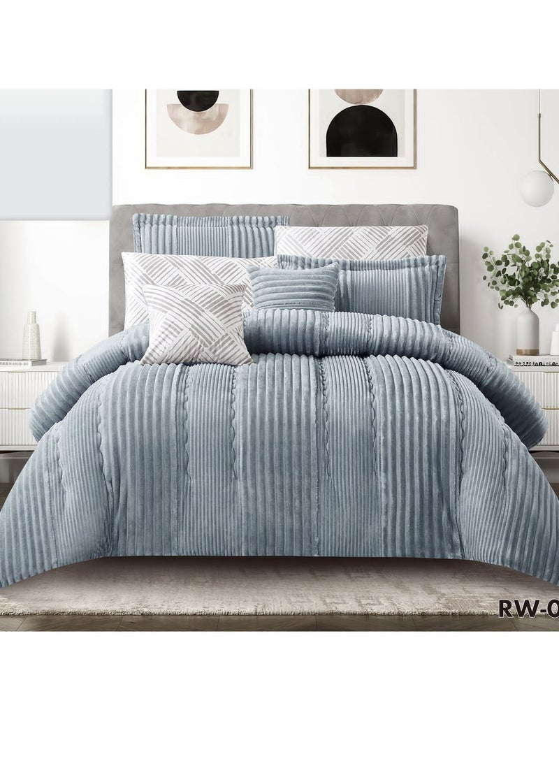 Winter bedding set for two people  two sides  8 pieces - pzsku/Z14A30B0E696AE211AFD1Z/45/_/1729763574/a1d65295-edcf-47a3-bc68-2bf1e0d978fe