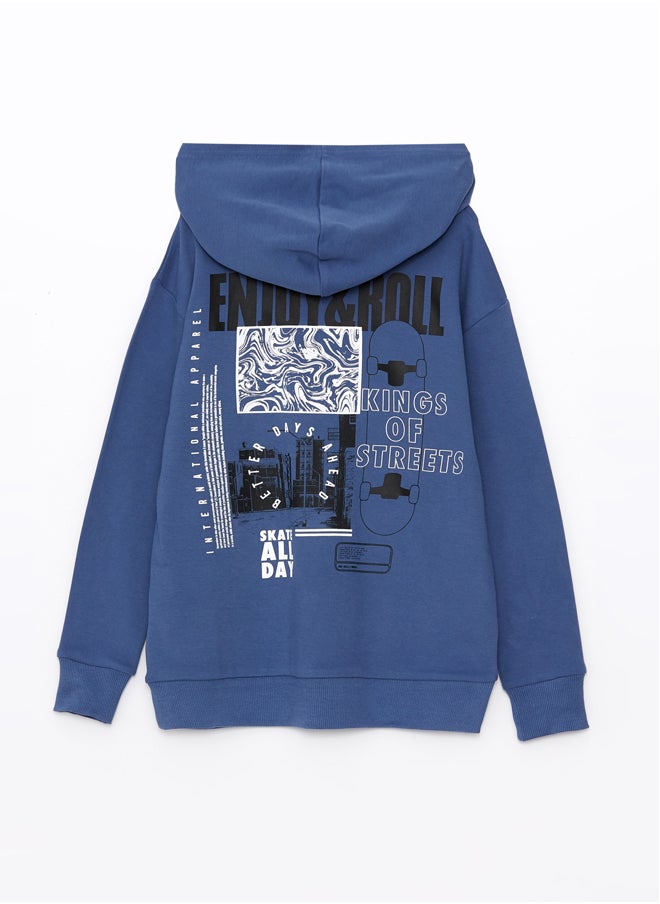 Comfortable Fit Hooded Boy's T-Shirt - pzsku/Z14A317402B6680145141Z/45/_/1735652091/f2dbed5b-b2da-4cc2-adc1-5ffbb6f48111