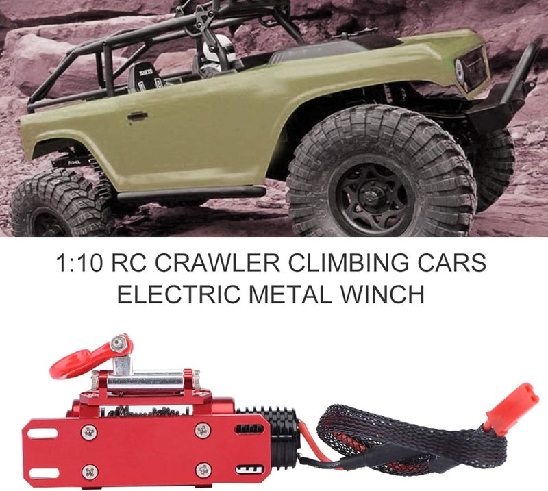 comfrt RC Car Winch, 1/10 Scale Winch Controller Simulated Toy Winch for RC Crawler Rc Winch - Image 5
