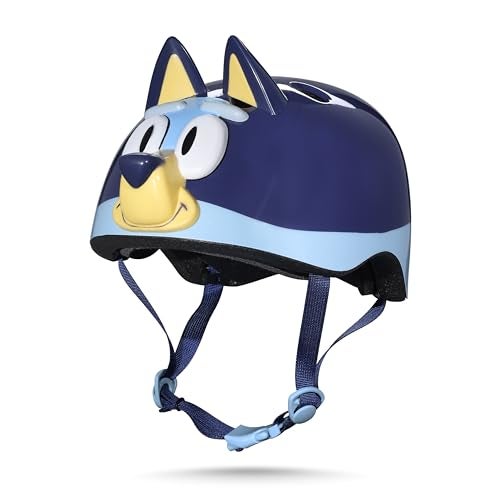 VOYAGER Bluey Bike Helmet for Kids Boys and Girls Ideal Safety for Cycling Skateboarding Scooters Adjustable Fit 204216 CPSC ASTM Certified Ages 5 - Image 1
