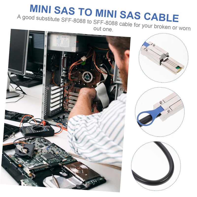 Mini Serial Attached to Mini Serial Attached 26-pin Sff-8088 High-Speed Data Transmission Cable 0.5 Meter for Server Storage and Disk Array Controller Internal Connection - Image 3