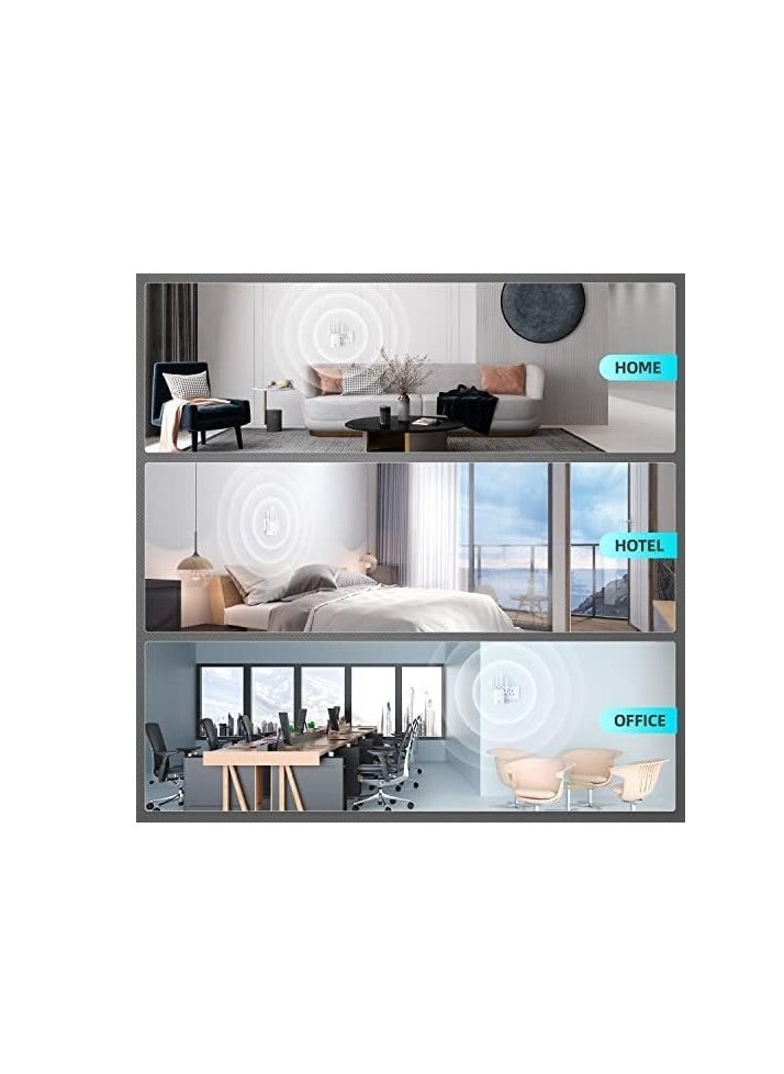1200Mbps WiFi Range Extender - Boost Coverage up to 12880 sq.ft for 105 Devices - Ultimate WiFi Signal Booster & Internet Repeater