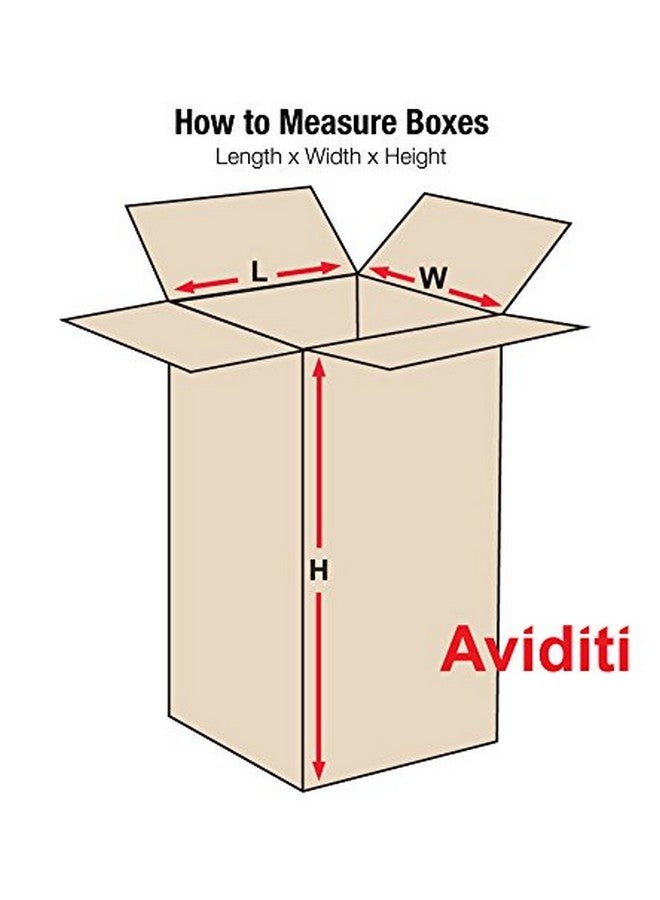 أفيديتي صناديق مموجة طويلة 4 × 4 × 8 طول 4 × 4 عرض × 8 ارتفاع، عبوة من 25 قطعة شحن وتغليف صندوق تخزين متحرك للمنزل أو العمل، صناديق كبيرة بالجملة قوية - Image 2