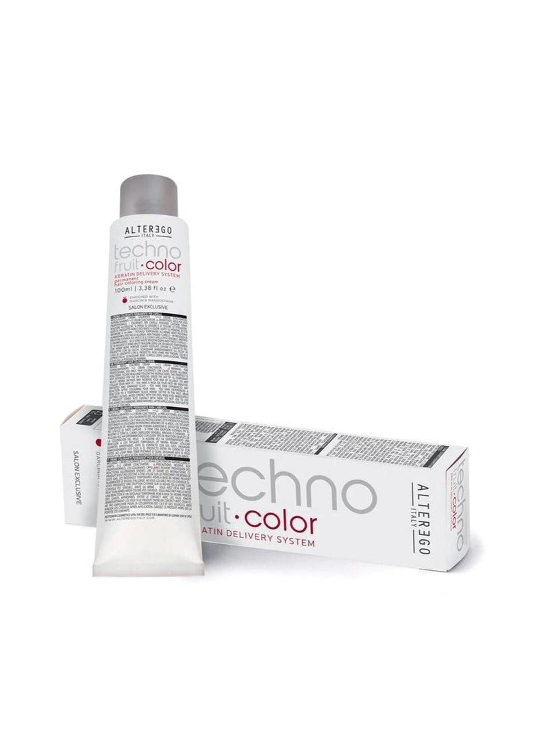 ALTER EGO Alter Ego Technofruit Hair Color - Light Blonde Iris Brown (8/27), 100ml, Long-Lasting and Nourishing Formula 
