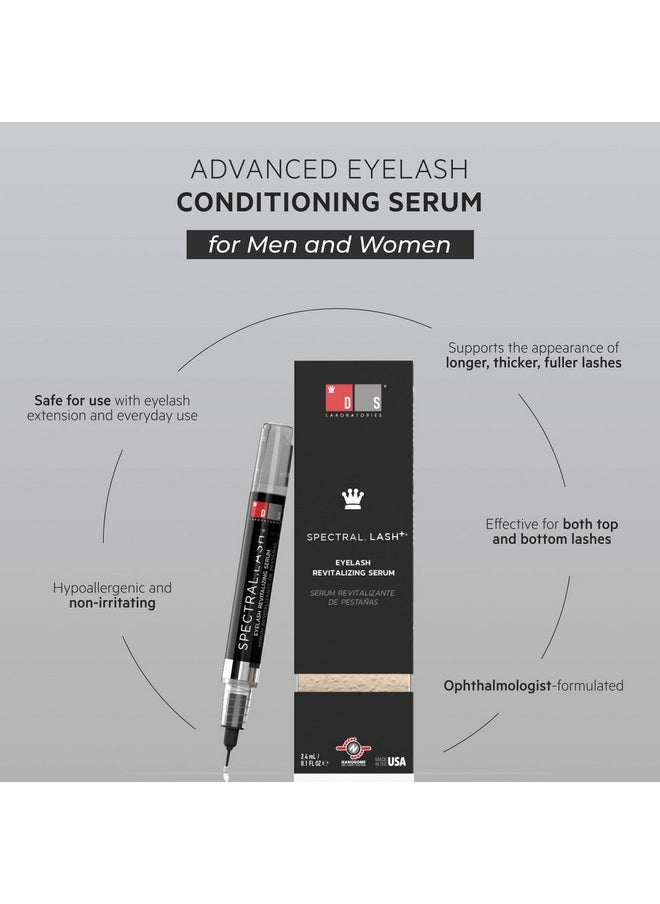 DS LABORATORIES - DS Laboratories Spectral.LASH Eyelash Growth Serum - Lash Serum for Eyelash Growth and Thickness, Eye Lash Growth Serum, Eyelash Conditioner, Eyelash Serum to Grow Lashes, Safe for Eyelash Extensions - Image 1
