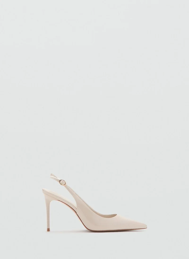 مانجو Patent Leather Heel Shoes
