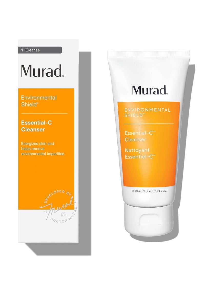Murad Murad Essential-C Cleanser - Environmental Shield Foaming Face Wash Gel - Vitamin & Antioxidant Rich Treatment Backed by Science  - Image 1