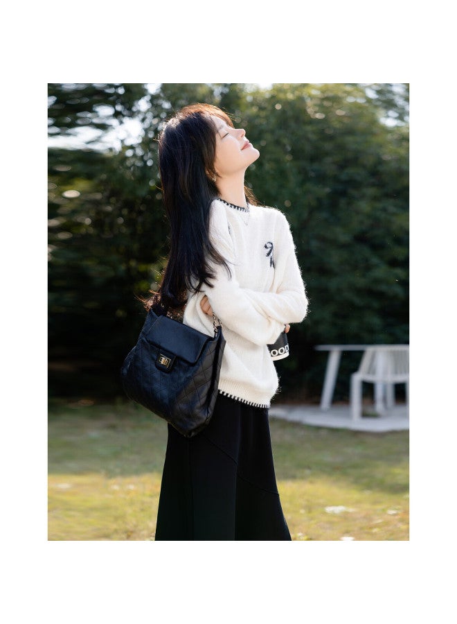 Mt Spring And Autumn Lightweight Sweet Sweater, Pee Knit Top For Wome - Image 1