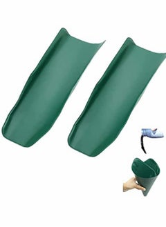 SYOSI Flexible Draining Tool Oil Funnel, Oil Drain Funnel, Foldable Draining Oil Tool  (14.5 x 6.7inches) 2 Pcs  - Image 1