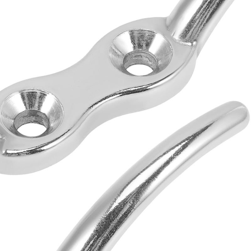 4 Inch Stainless Steel Flagpole Cleat Hook 2pcs For Yacht Outdoor Use - Image 4