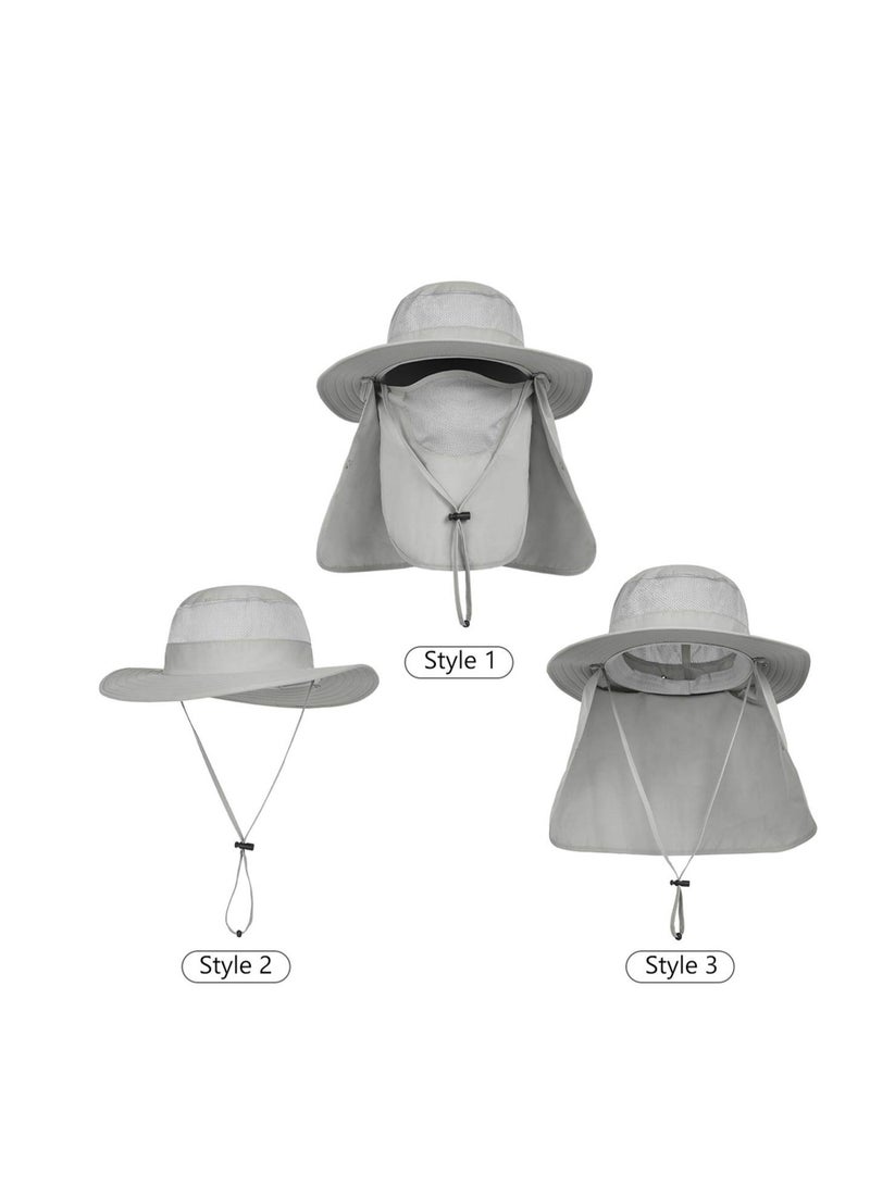 Y&D Outdoor Sun Hat UPF 50 Protection Waterproof Fishing Cap Face Cover Summer Neck Flap Hat, Unisex with Cap, - Image 2