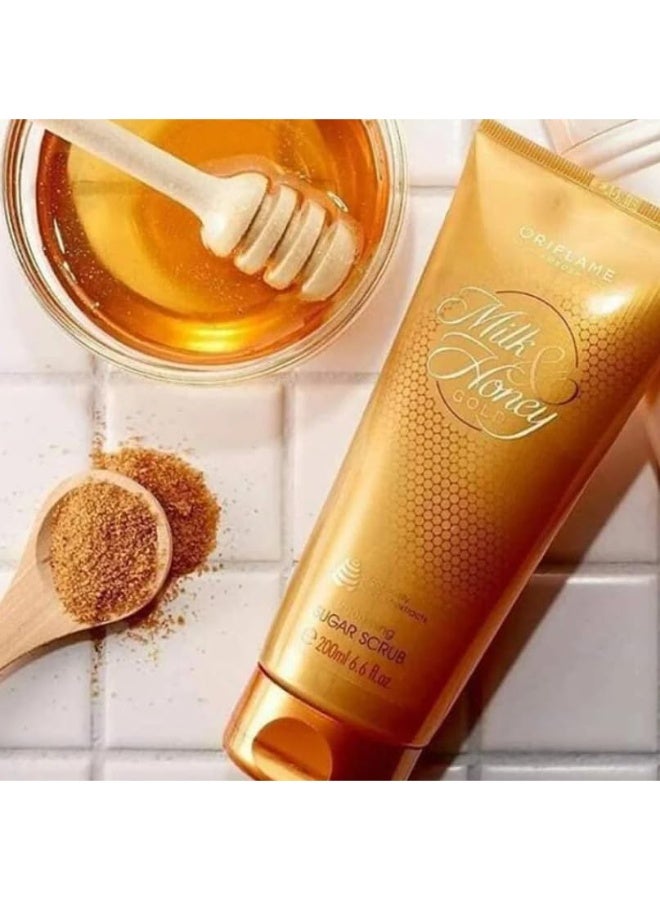 Oriflame Milk & Honey Gold smoothing Sugar Scrub - Image 2