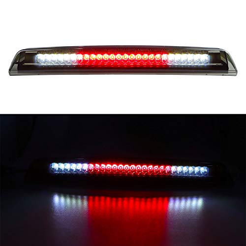 Bomusou LED 3rd Brake Light Cargo Lamp High Mount Brake Light Fit for Nissan Titan (2004-2015), for Nissan Frontier (2005-2016), for 26590-EA800 (Chrome Housing Smoke Lens) - Image 1