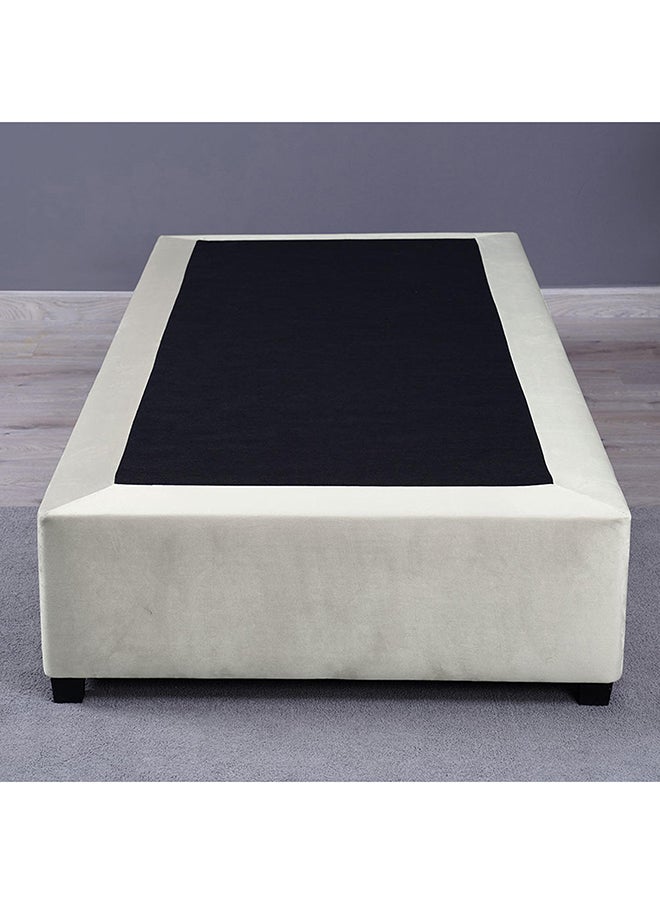 Pan Home قاعدة كاليبسو مخملية بيضاء 90×200 سم  - Image 3