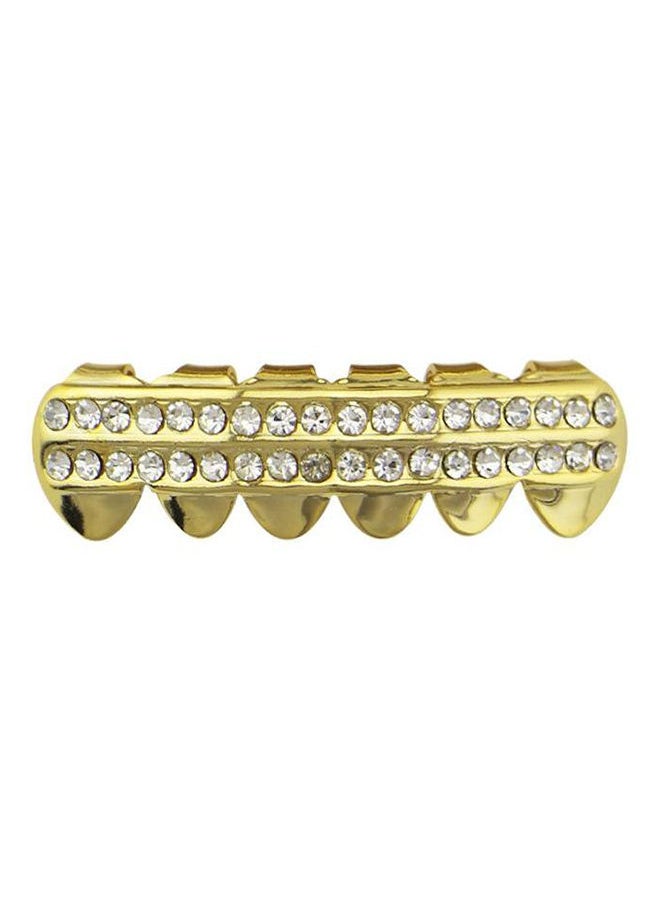 NIBEMINENT - Diamond Studded Fang Teeth Grillz - Image 1