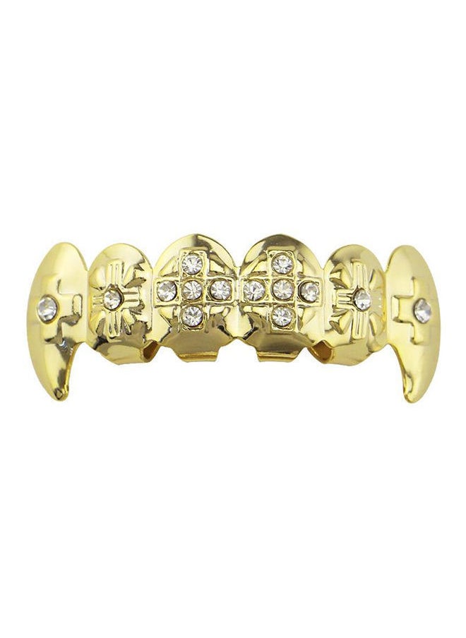 NIBEMINENT - Diamond Studded Fang Teeth Grillz - Image 1
