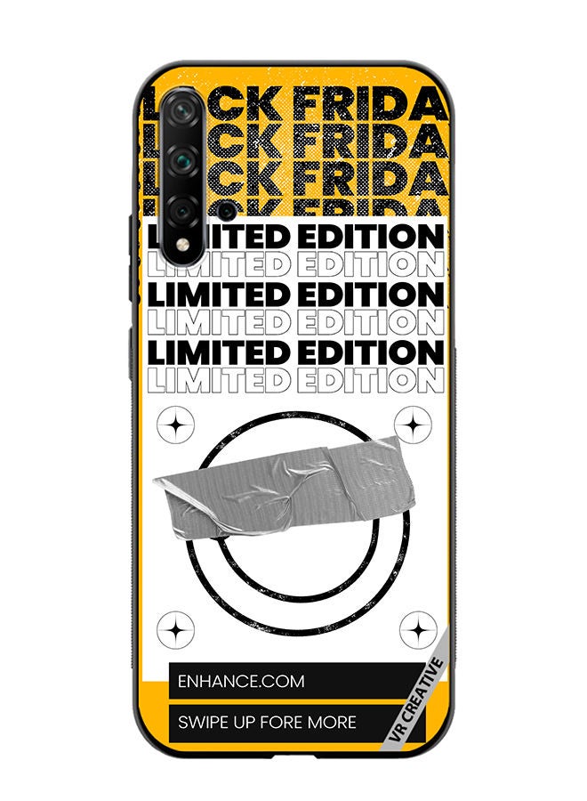 VR CREATIVE Protective Case Cover For Huawei Nova 5T Black Friday Design Multicolour - Image 1