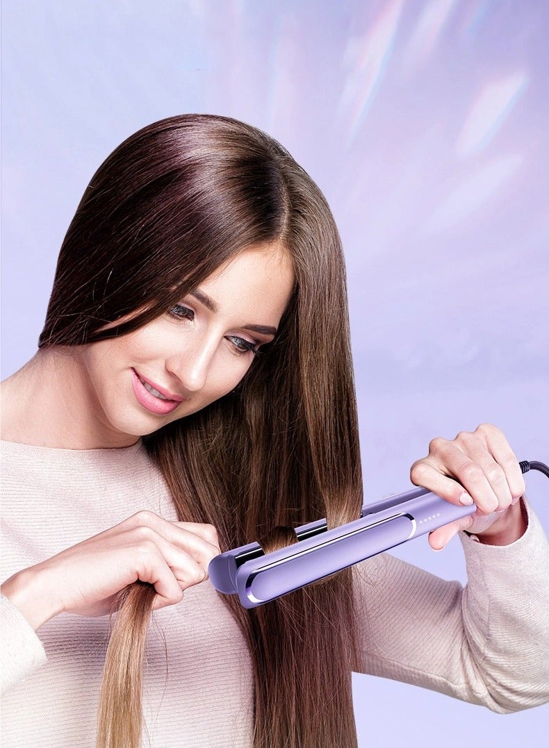 سشوار تمليس شعر، تسخين سريع، 5 درجات حرارة (بنفسجي) سيراميك شعر - Image 3