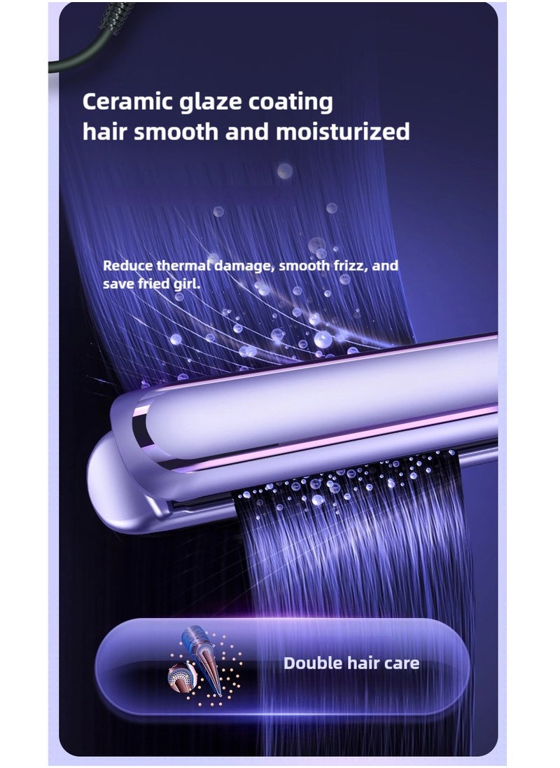 Generic - Hair Straightener, hair iron, flat iron for hair, 5 heat setting and Fast Heat-up(Purple) - Image 1