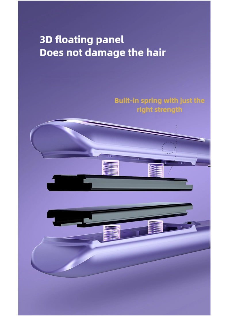Generic - Hair Straightener, hair iron, flat iron for hair, 5 heat setting and Fast Heat-up(Purple) - Image 1