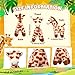 Blueweenly 20 Pcs Giraffe Stuffed Animal Bulk 6 Cute Stuffed Giraffe Toy Plush Safari Plush Jungle Zoo Wild Animal Bulk Toy Party Decor Valentines Day Gift for Kid Girl Boy Forest Birthday Party - Image 4