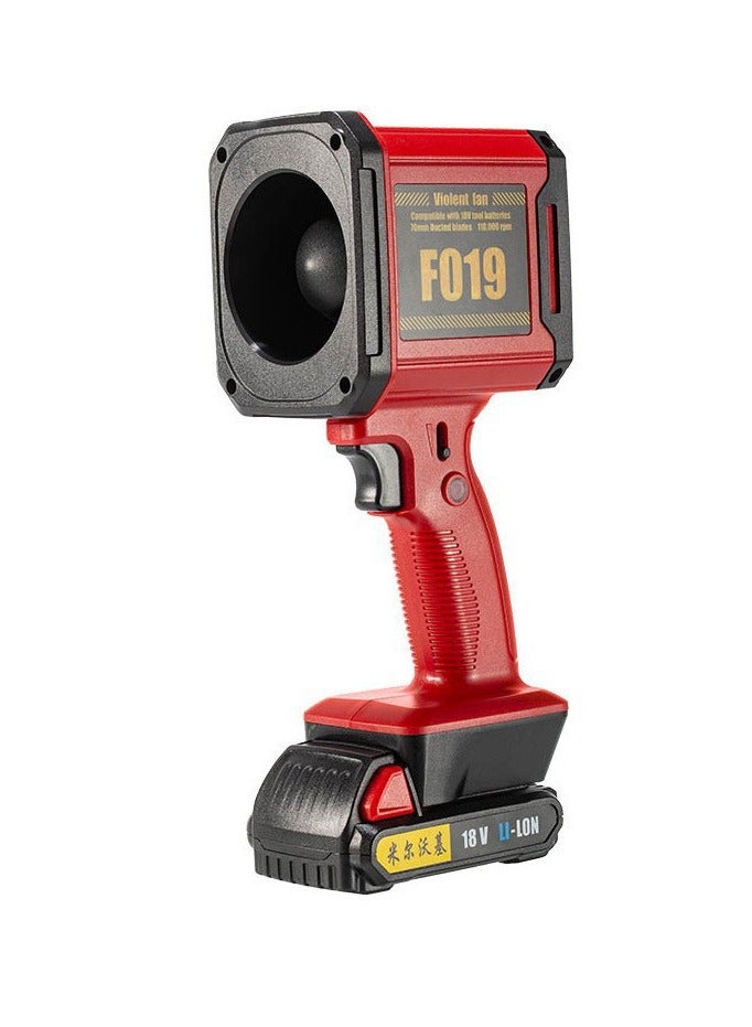 BlueFire Violent Fan F019 Cordless Turbo Jet Fan – 1000W Powerful Turbine Air Blower with Adjustable Wind Speed up to 45 m/s, 18V Li-Ion Battery Compatible with Makita/Bosch/Milwaukee/Dewalt – Portable Electric Air Duster for Keyboard, Computer, Car Cleaning, Camping & Outdoor Use - Image 1