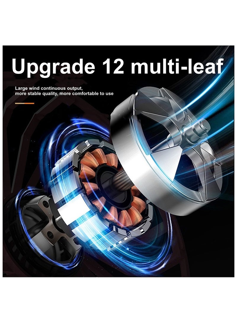 BlueFire Violent Fan F019 Cordless Turbo Jet Fan – 1000W Powerful Turbine Air Blower with Adjustable Wind Speed up to 45 m/s, 18V Li-Ion Battery Compatible with Makita/Bosch/Milwaukee/Dewalt – Portable Electric Air Duster for Keyboard, Computer, Car Cleaning, Camping & Outdoor Use - Image 2