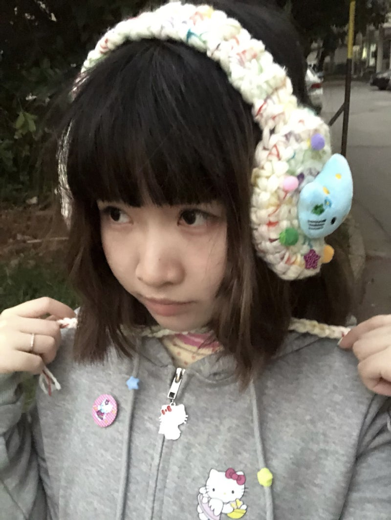 Generic CornerParty Knit Earmuffs Warm Cute Colorful Pompoms kt color earmuffs