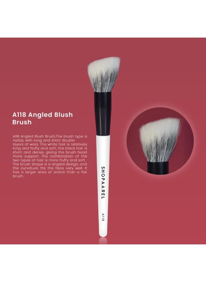 شوبارل فرشاة أحمر الخدود المائلة SHOPAAREL A118 - Image 2