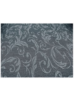 Fabienne 6-Piece Woven Jacquard Stretch Fit Dining Chair Covers Set Grey  - Image 4