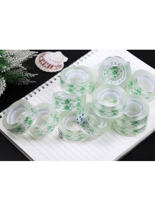 BOMEI PACK 48 Rolls Crystal Clear Transparent Tape, Stationery Tape Refills Rolls for Dispenser, 3/4 in x 1000 in,1 inch Core, Gift Wrapping Tape for Office, School and Home, - Image 4