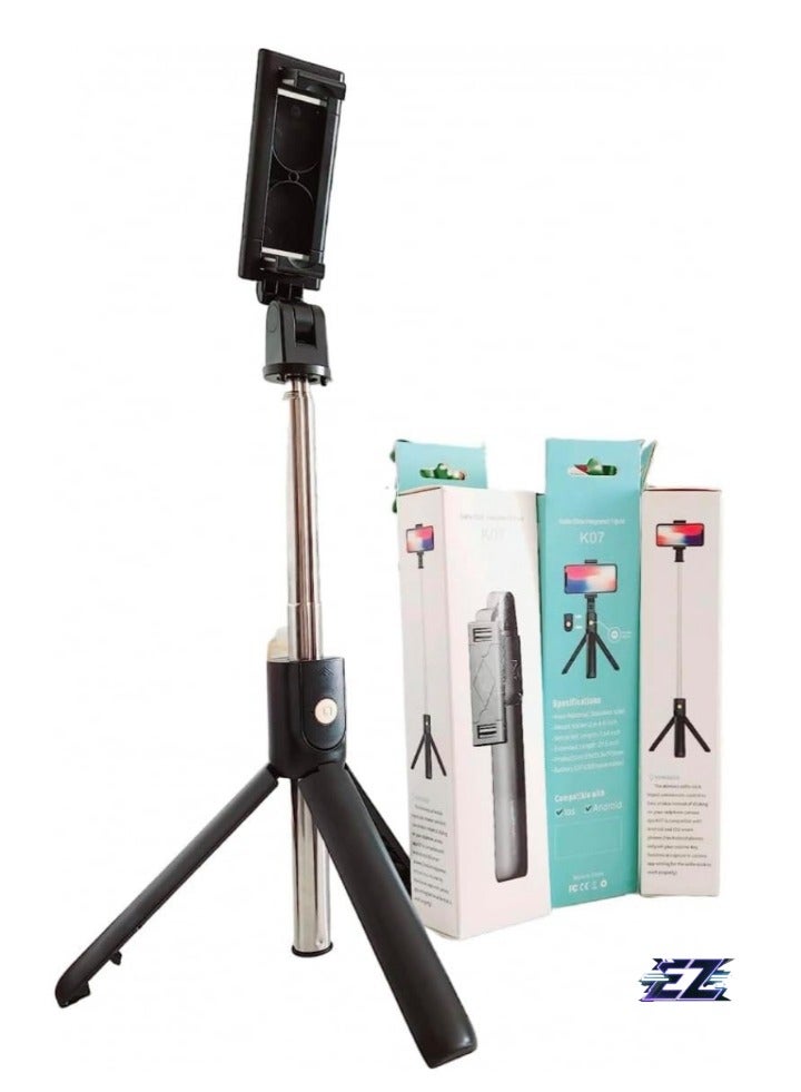 ELTRAZONE Selfie Stick + Tripod Wireless Portable Extendable Mini Tripod for Smartphones – Perfect for Photos, Vlogs, and Live Streams - Image 2