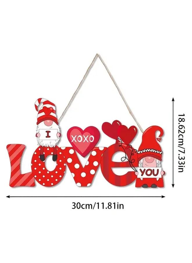 2PCS Valentine Love Flower Paper Door Hangers Romantic Engagement Wedding Decor - Image 4