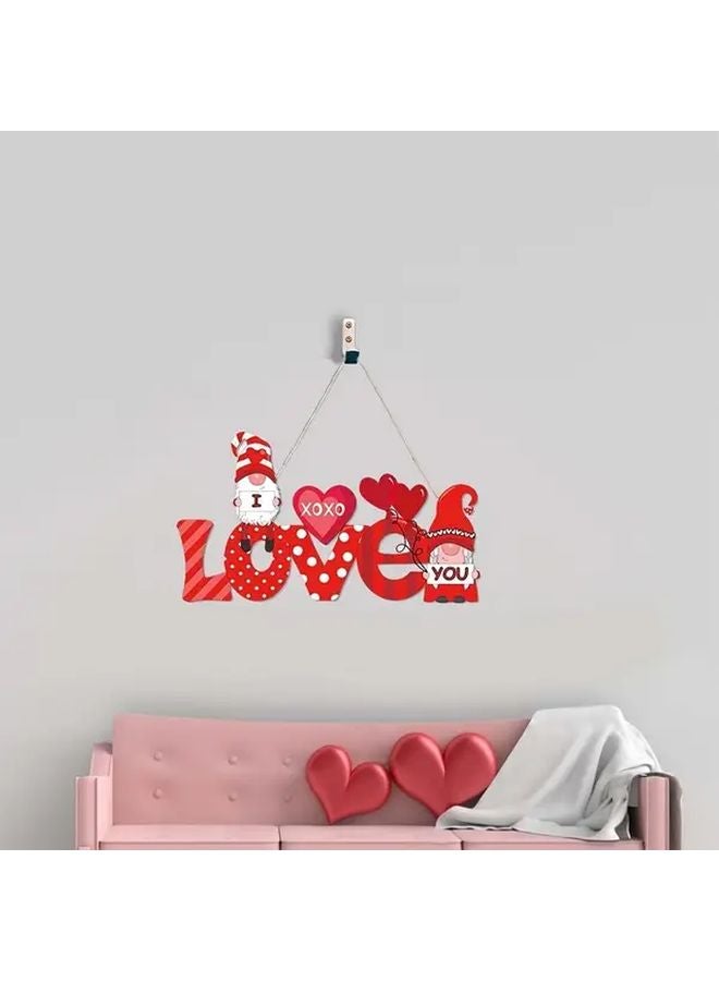 2PCS Valentine Love Flower Paper Door Hangers Romantic Engagement Wedding Decor - Image 5