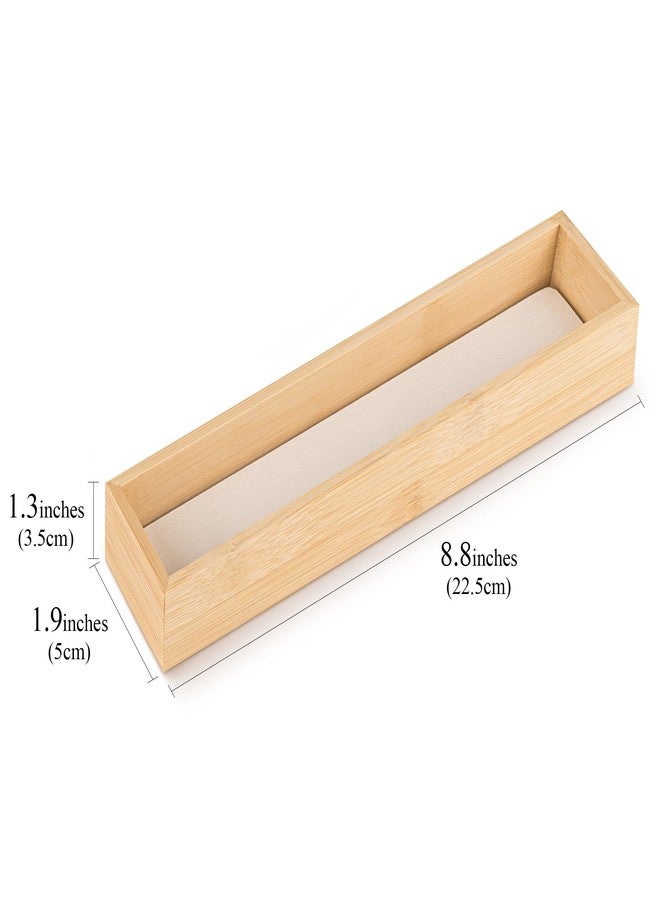 Linkidea Wooden Toothbrush Holder with Drainage Hole, Bathroom Drawer Organizer with Drying Diatomite Stone, Compatible with Extra Clean, Oral-B CrossAction Toothbrush - Image 2