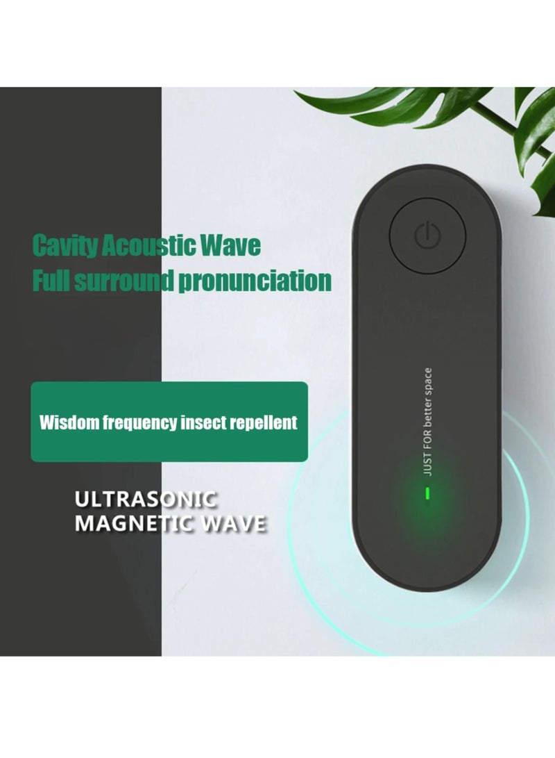 AROAQ Electronic Ultrasonic Pest Repeller, Black Eco-friendly Electronic Mosquito Killer, Plug in Pest Control Ultrasonic Repellent for Mice Cockroach Spider Ant Mosquito Bug Insect - Image 3