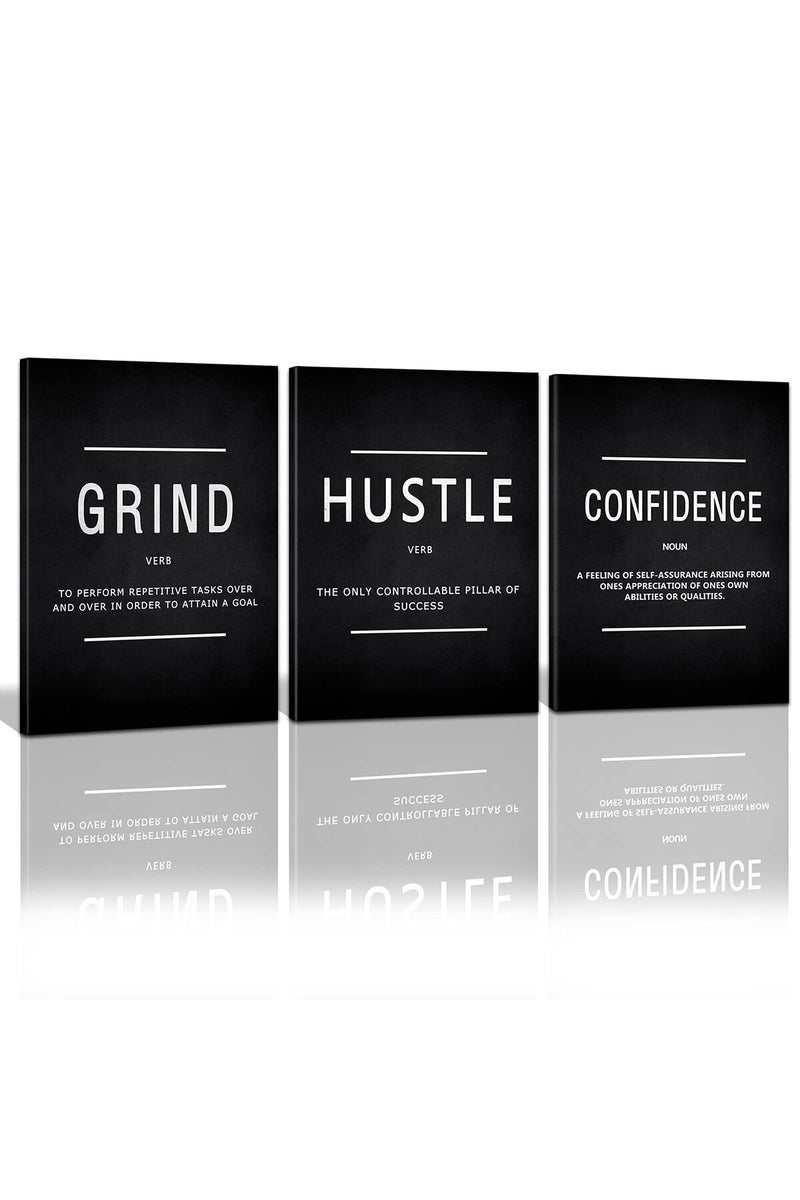 KAWAHONE Motivational Success Canvas Wall Art - Image 1