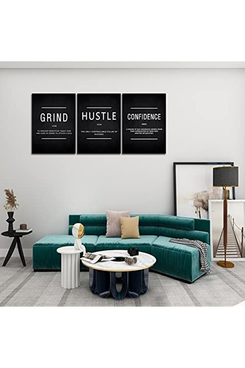 KAWAHONE Motivational Success Canvas Wall Art - Image 3