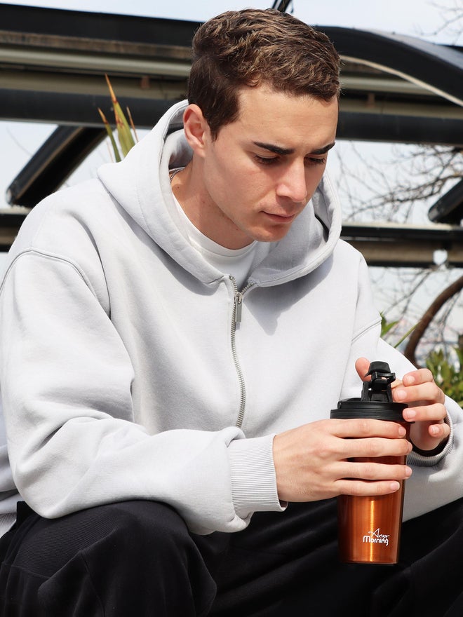 Any Morning Stainless Steel Coffee Tumbler, Copper - Image 3